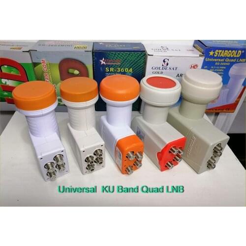 Super HD SAT digital HD Universal KU Band Quad LNB High Gain Low noise satellite Dish LNB