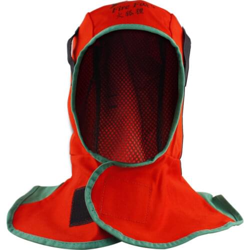 Welding Cap Welder Hood Weldor Helmet CE EN11611 Fire Flame Retardant Orange Arc Protection Welding Scarf FR Cotton Welding Hats