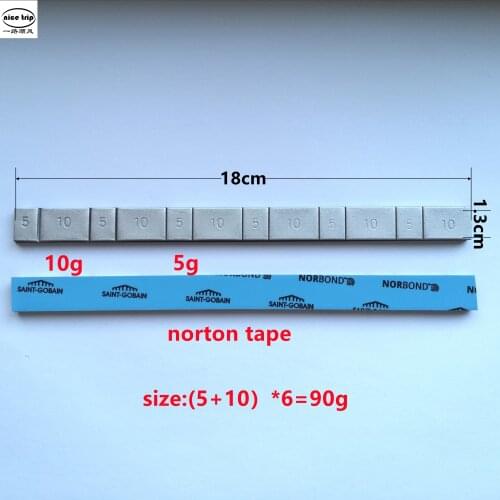 Lead stick on wheel balance weights motorbike dynamic balance norton tape 3m tape 5g+10g tire weights