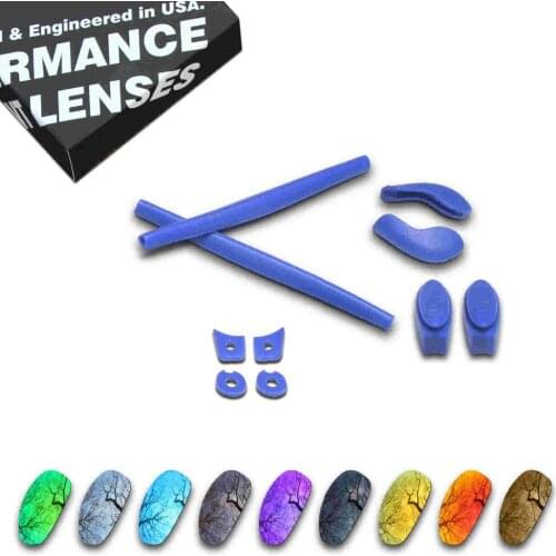 ToughAsNails Resist Seawater Corrosion Polarized Replacement Lens&Blue Rubber Kit for Oakley juliet - Multiple Options