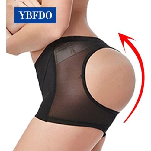 YBFDO 2021 New Waist Trainer Butt Lifter Tummy Seamless Butt Lifter Shorts Underwear Sexy Ass Lift Up Panty Buttock Hip Shaping