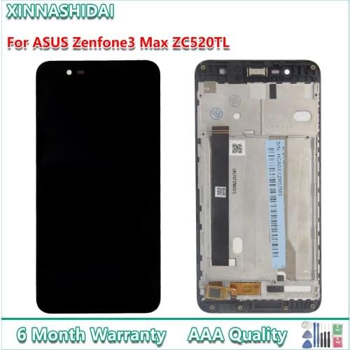 5.2'' For Asus Zenfone 3 Max ZC520TL Display LCD Touch Screen Digitizer Assembly X008D ZC520TL LCD Display