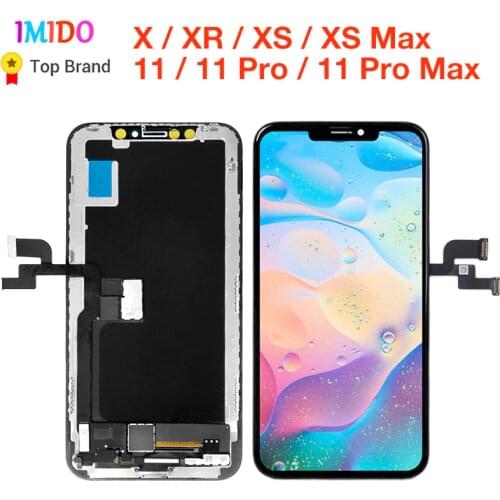 Grade Display For iPhone X XS XR Original OLED Incell LCD For iPhone 11 Pro XS Max SE 2020 Touch Screen Support Face ID 3D Touch