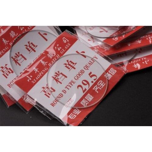 Free Shipping 1pc 1.0mm Thick Single Dome Convex Mineral Glass from 16mm to 45mm for Watch Repair