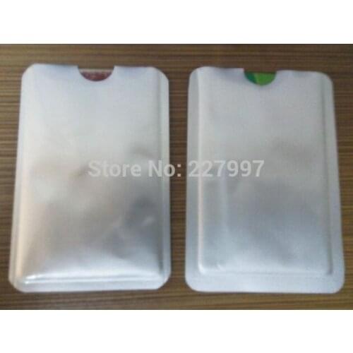 2000pcs/lot RFID Blocking Sleeves Credit Card & Passport blocker Holders Case anti-theft waterproof bank case