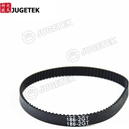 Free Shipping GT2 Timing Belt Closed-loop Endless 6mm width 186mm length 93 teeth for 3D Printer 186-2GT-6