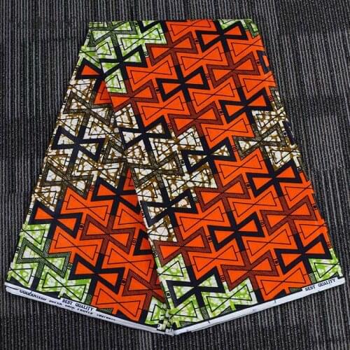 Chzimade 1Yard 100% Cotton Real Wax Prints Fabric High Quality Ankara African Batik Sewing Fabric For Women Dress Diy Crafts