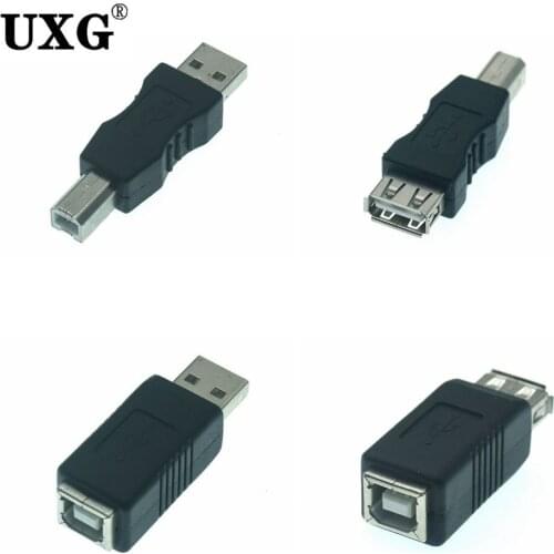 High Speed USB 2.0 type A Female to type B Male USB Printer Scanner Adapter data sync Coupler Converter Connector