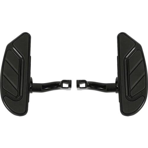 Motorcycle Chrome/Black Rear Passenger Floorboard Kit For Harley Touring 1993-2021 Road Glide Electra Glide Road King Street