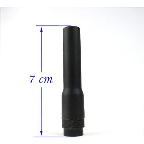 XQF SF-20 SMA-M Male UHF VHF Soft Antenna for BAOFENG Portable Radio UV-3R Yaesu VX-3R VX-6R VX-7R FT-50R FT-60 Walkie Talkie