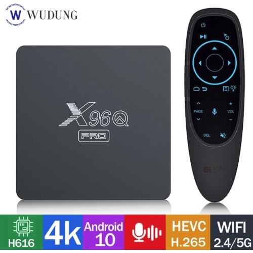 Newest X96Q PRO Android 10.0 Smart TV BOX Allwinner H313 2GB 16GB X96Q PRO 2.4G&5G Dual WiFi 4K HD Set-Top Box 1G8G VS x96 Max