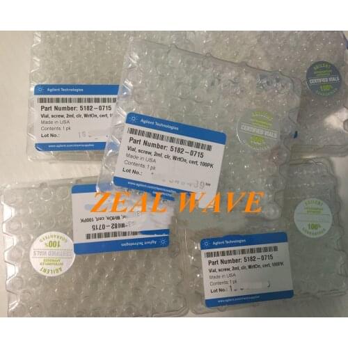 Agilent Original 2ml Injection Sample Bottle Transparent Automatic Injection Bottle With Writing Scale Promotion 5182-0715