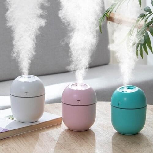 Portable Mini Air Humidifier 220ML Aroma Essential Oil Diffuser for Home Car USB