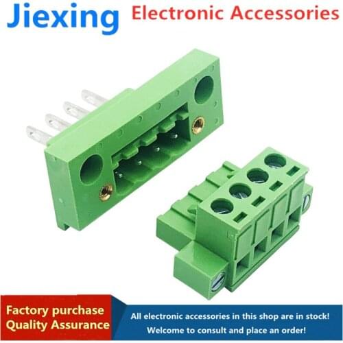 2EDGWB2EDGKM-5.08mm through-wall pluggable terminal block with fixed panel PCB welding connector