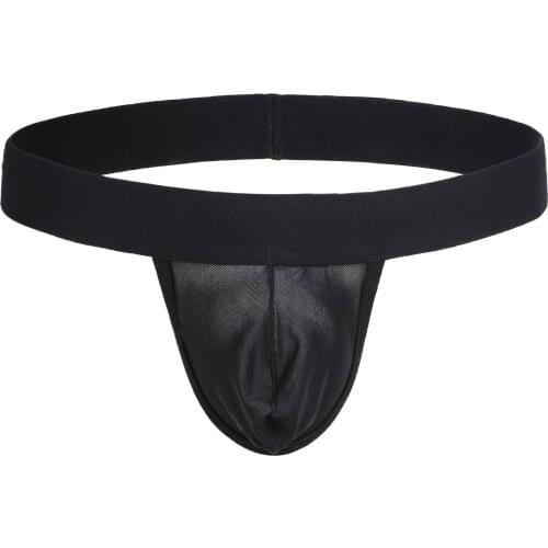 Mens Sexy G-Strings Low Rise T-Back Thongs Gay Breathable Underwear Sissy Panties Penis Pouch Bikini Briefs Backless Jockstraps