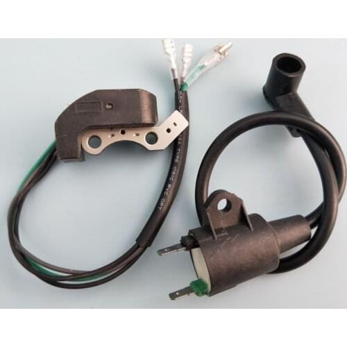2pcs/set ET950 ET650 IE45 TG950 with Magneto Ignition coil Ignitor for TIGER Generator 450W 650W 800W 950W 1000W 2 Stroke