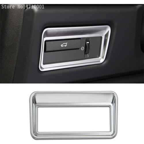 Interior Accessory Car Tail Door Switch Button Frame Trim For Land Rover Range Rover Evoque Vogue Sport Autobiography 2012-2017