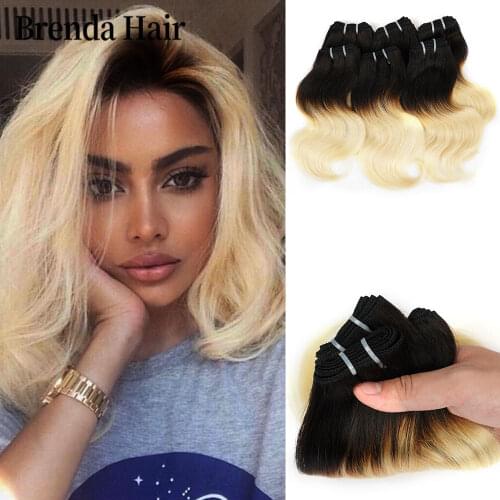 Brazilian Hair Body Wave Bundles 6pcs/Set 190g/Set 100% Human Hair Weave 1B 99J/1B/1B 27 Bundles Remy Hair Extensions