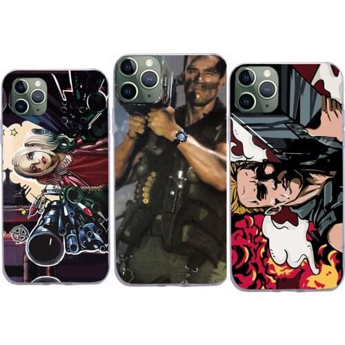 Arnold Schwarzenegger movie Commando 1985 poster tpu Silicone Soft Shell case For Apple iPhone 11 PRO MAX 11pro coque