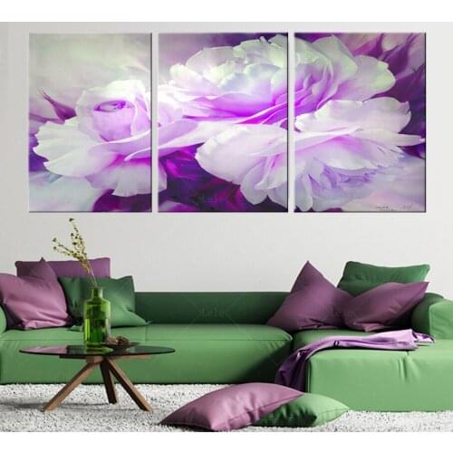 2018 Home decoration art Purple flowers dennis rodman modular pictures painting on the wall tableau decoration murale salon