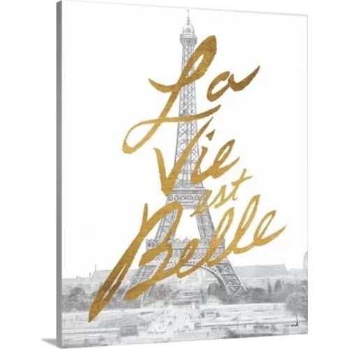 Home Decor Hd Paris Prints Poster Pictures Wall Eiffel Tower Scenery Artwork Modular Canvas Painting For Living Room No Framed