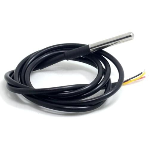 DS18b20 Stainless steel package Waterproof DS18b20 temperature probe temperature sensor 18B20 For Arduino