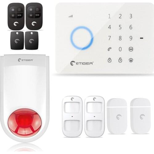 GSM IOS Android APP Control Home Security Smart House Alarm System Motion sensor