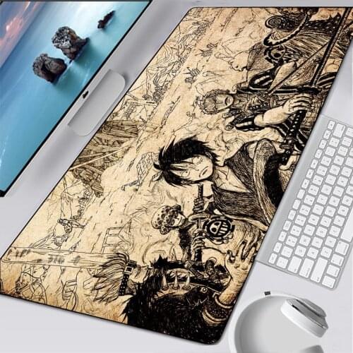 Anime pad mouse pad gamer carpet notebook computer mousepad One Piece gaming mouse pads gamer keyboard manga mouse mat