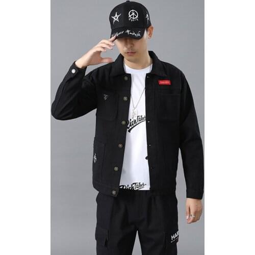 Size 4XL 100kg New Cotton Denim Jacket For Men Daily All-match Casual Jeans Coat Men Spring Autumn Fashion Cargo Jackets Outwear