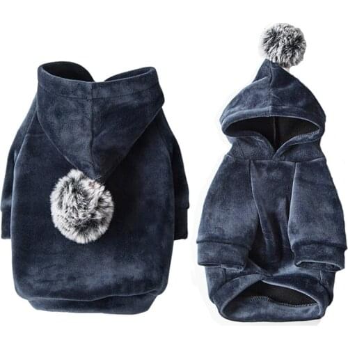 Fashion Dog Hoodies Winter Pet Dog Clothes For Dogs Coat Jacket Bulldog Clothing For Dogs Pets Outfits Clothing Pug 10A