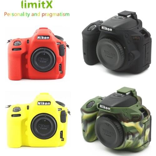 Soft Silicone DSLR Camera Case bag Cover for Nikon Z7 Z6 Z5 D780 D750 D850 D3300 D3400 D3500 D5300 D5500 D5600 D7100 D7200 D7500
