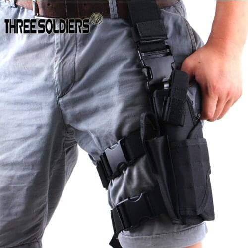 Tornado Tactical Thigh Holster Drop left Leg Holster Adjustable Pistol Handgun Gun Pouch Wargame Airsoft Nylon Holster Pouch