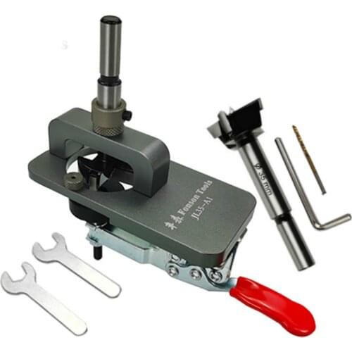 Cabinet Hinge Drilling Hole Puncher 35mm Drill Guide Locator Dowel Jig for Door Concealed Installation Household Tools