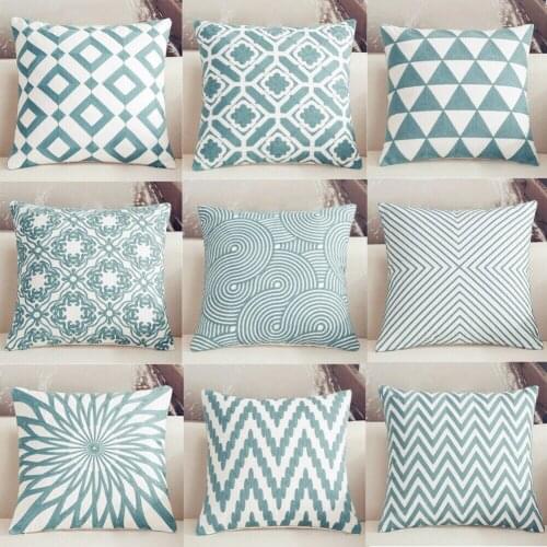 2019 Fashion Geometric Cotton Pillowcase Waist Throw Cushion Cover Home Sofa Decoration Reliable