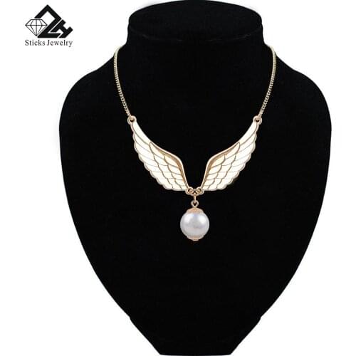 Alloy Feather Wings Necklace Wholesale Got Selling The Movie The Deathly Hallows Feather Necklace