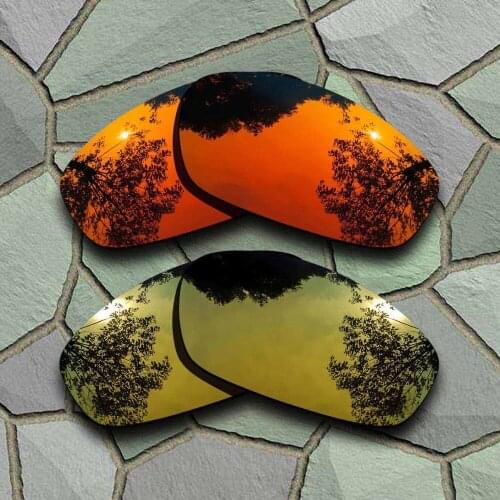 Red Orange&Yellow Golden Sunglasses Polarized Replacement Lenses for Oakley Blender