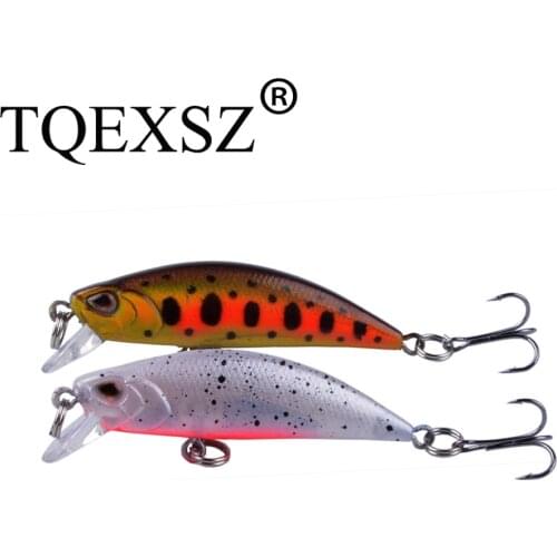 1pcsTrout Fishing Micro Lure 50mm 5g Stream Sinking Minnow Bait Trulinoya Mini Artificial Wobbler Sink Shad for Bass trout Fish