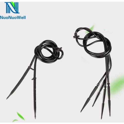 2018 NuoNuoWell Garden Irrigation Dripper Bent Drop Arrow 2 Or 4 Branch Spray Greenhouse Bonsai 2-4L Steady Flow Device Drip