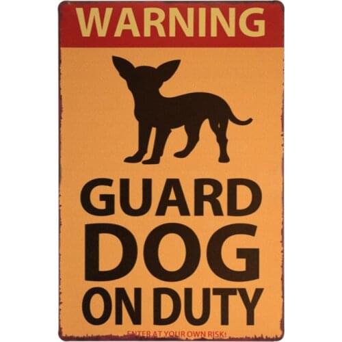 S41100# Self-adhesive Decal Warning! Guard Dog On Duty Car Sticker Waterproof Auto Decors on Bumper Rear Window Not A Plate