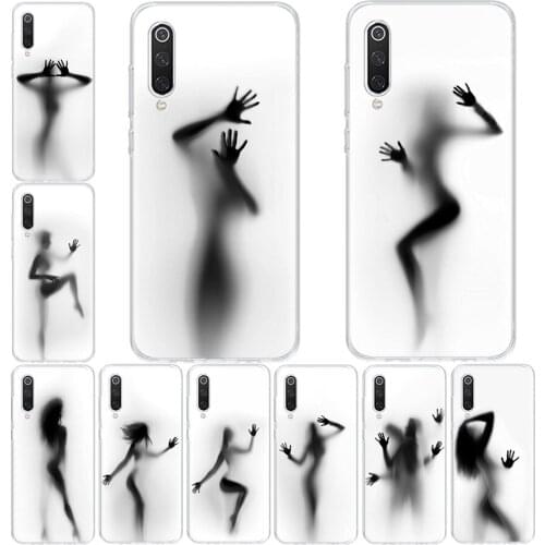 Woman Silhouettes Sexy Lady Girl Silicon Phone Case For Xiaomi Redmi Note 10 9S 8T 9 8 7 6 5 Pro S2 9C 9A 8A 7A 6A 5A K30 K20 Co