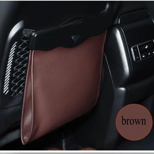 LED Car Organizer Backseat Storage Bag Magnetic Auto Trash Holder for Hyundai ix35 iX45 iX25 i20 i30 Sonata,Verna,Solaris