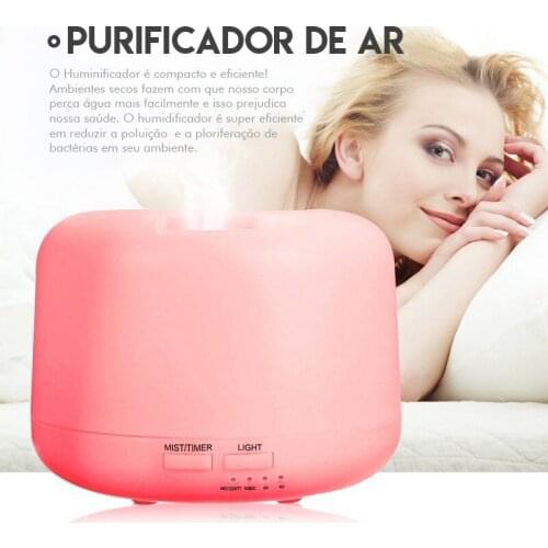1000ml Air Aroma Diffuser USB Humidifier Ultrasonic 7 Color LED Lights Electric Aromatherapy Essential Oil Aroma Diffuser Home