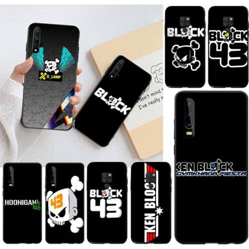 YJZFDYRM Ken Block racing Soft Rubber Phone Cover for Huawei P40 P30 P20 lite Pro Mate 30 20 Pro P Smart 2019 prime