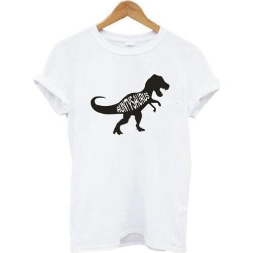 2021 Femme Hipster Plus Size 2XL Women Tshirts Harajuku T Shirt CE Women Tops Funny Dinosaur Print Short Sleeve Casual Tee