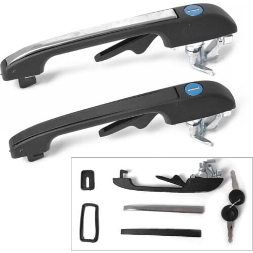 1Piece Left Front Door Handle For Volkswagon Passat 16 I 1 Golf 17 Mk1 Mk2 1974-1994 191837205A/191837205