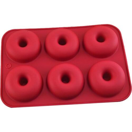 1Pc Donut Silicone Mold Baking Pan DIY Doughnuts Waffle Mould Jelly Maker Non-stick Cake Mold Donuts Bagels Pastry Baking