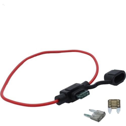 12V Car Waterproof Fuse Holder Socket TAP Adapter Micro/Mini/Standard ATM APM With 10A Blade Car Auto Motorcycle Motorbike Fuse