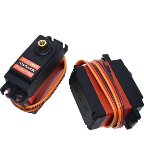Waterproof TD-8120MG 20KG Metal Shell Gear High Torque Digital Servo for RC Vehicle Car Crawler Boat Airplane 180/270/360 Degree