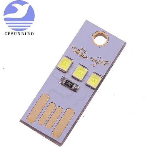 5PCS High Quality USB lamp Computer light Keyboard light Camping light ultra-small ultra-thin mini USB Lamp Mobile power LED
