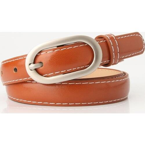 6 colors fashion female thin belt women 2021 high quality Strap women leather trouser Girls Belts ladies On dresses PY45